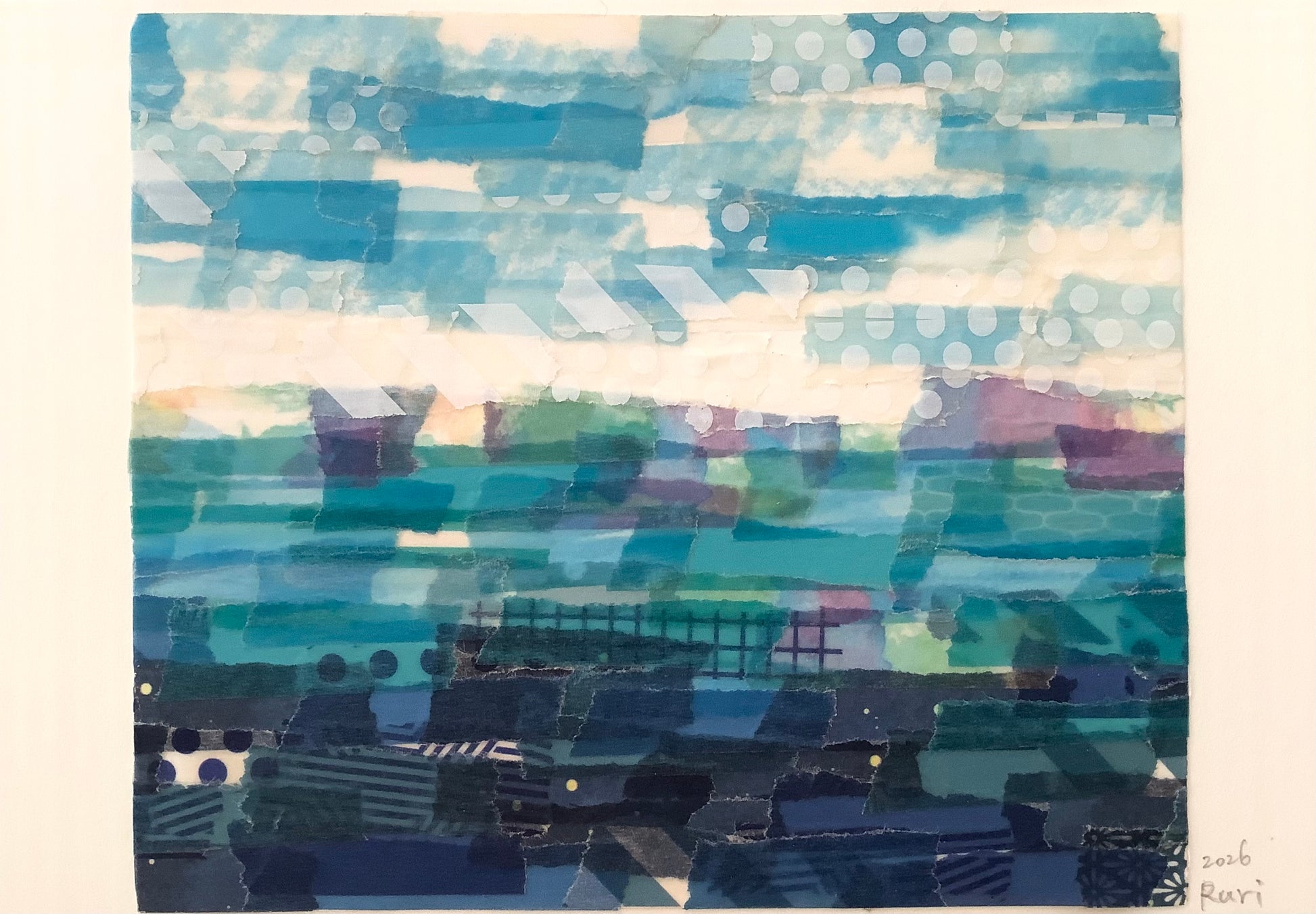 Ruri Maeda — Correspondances #2 — original postcard artwork