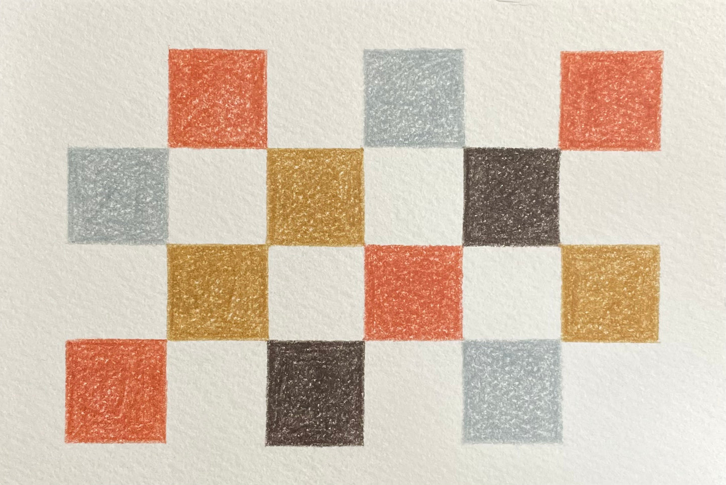 Ryuki Mizuno — Correspondances #1 — original postcard artwork