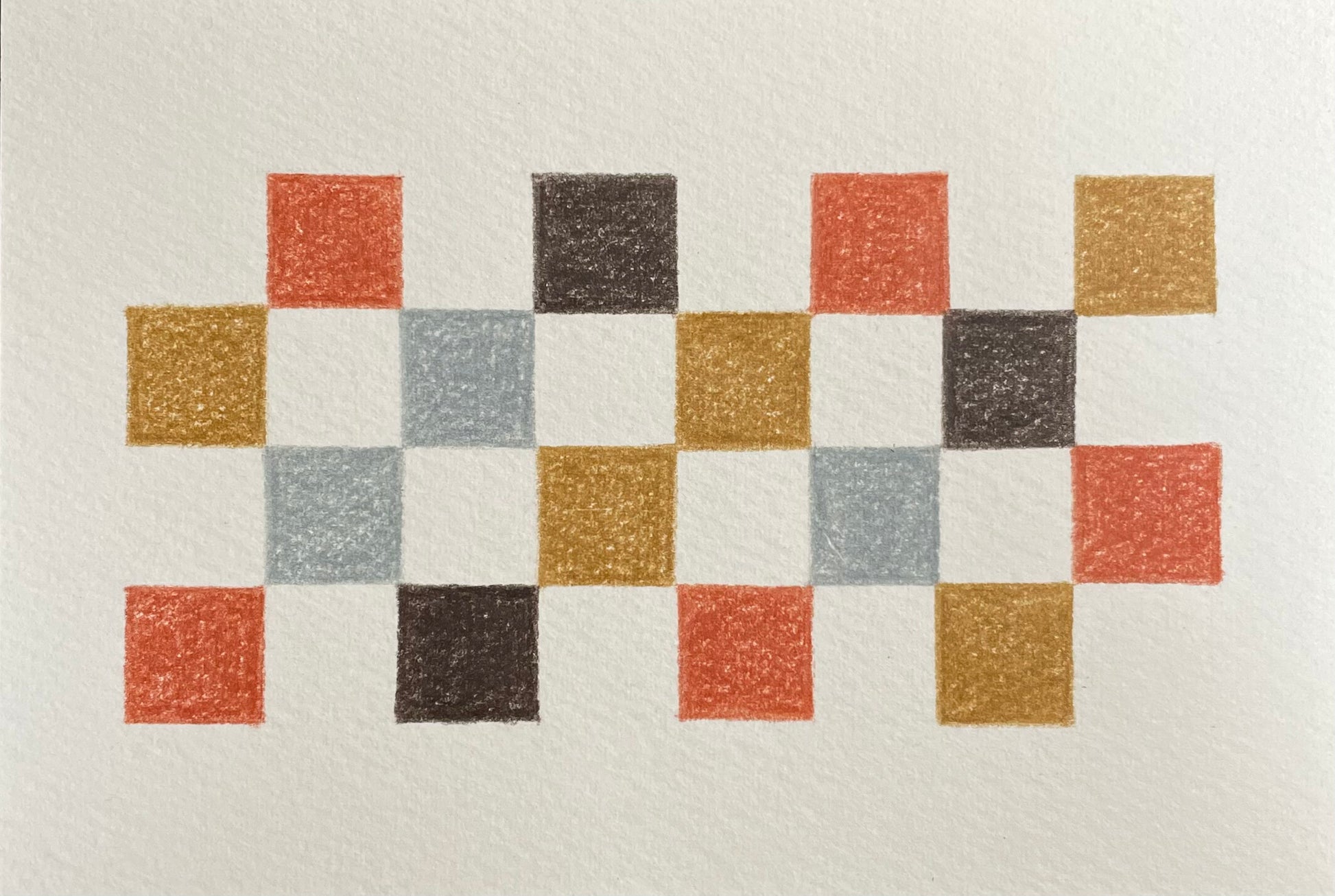 Ryuki Mizuno — Correspondances #2 — original postcard artwork