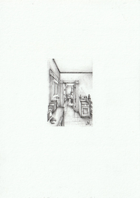 SOPHIE MCILWAINE — Correspondances #1 — original postcard artwork