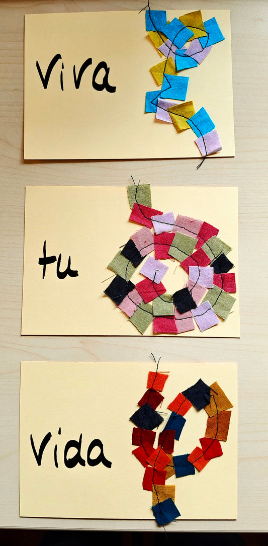 Sabine Moreno — Correspondances #2 — original postcard artwork