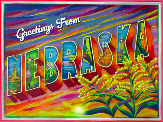 Samantha Wicht — Correspondances #2 — original postcard artwork