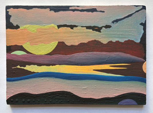 Samuel Åhlman — Correspondances #2 — original postcard artwork