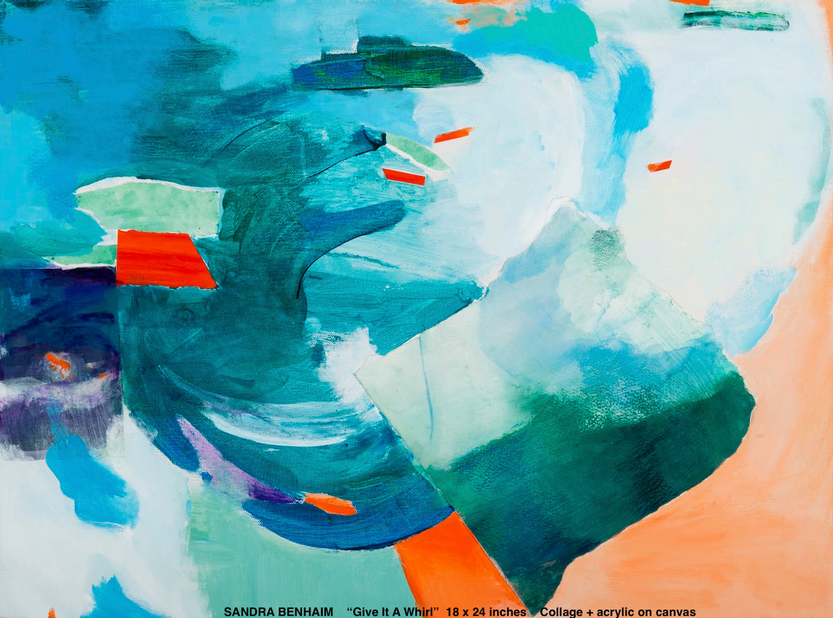 Sandra Benhaim — Correspondances #3 — original postcard artwork
