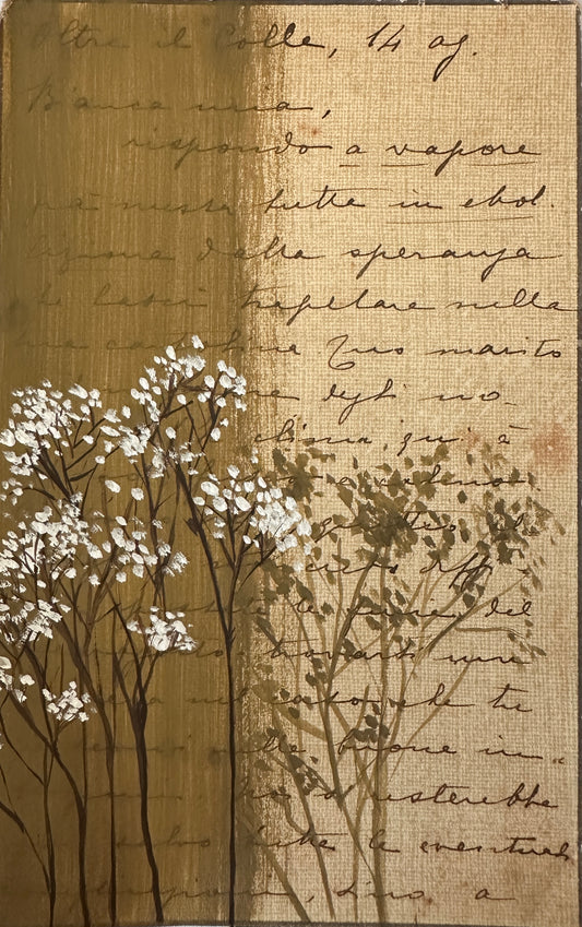 Sara Andrea Antonaci — Correspondances #3 — original postcard artwork
