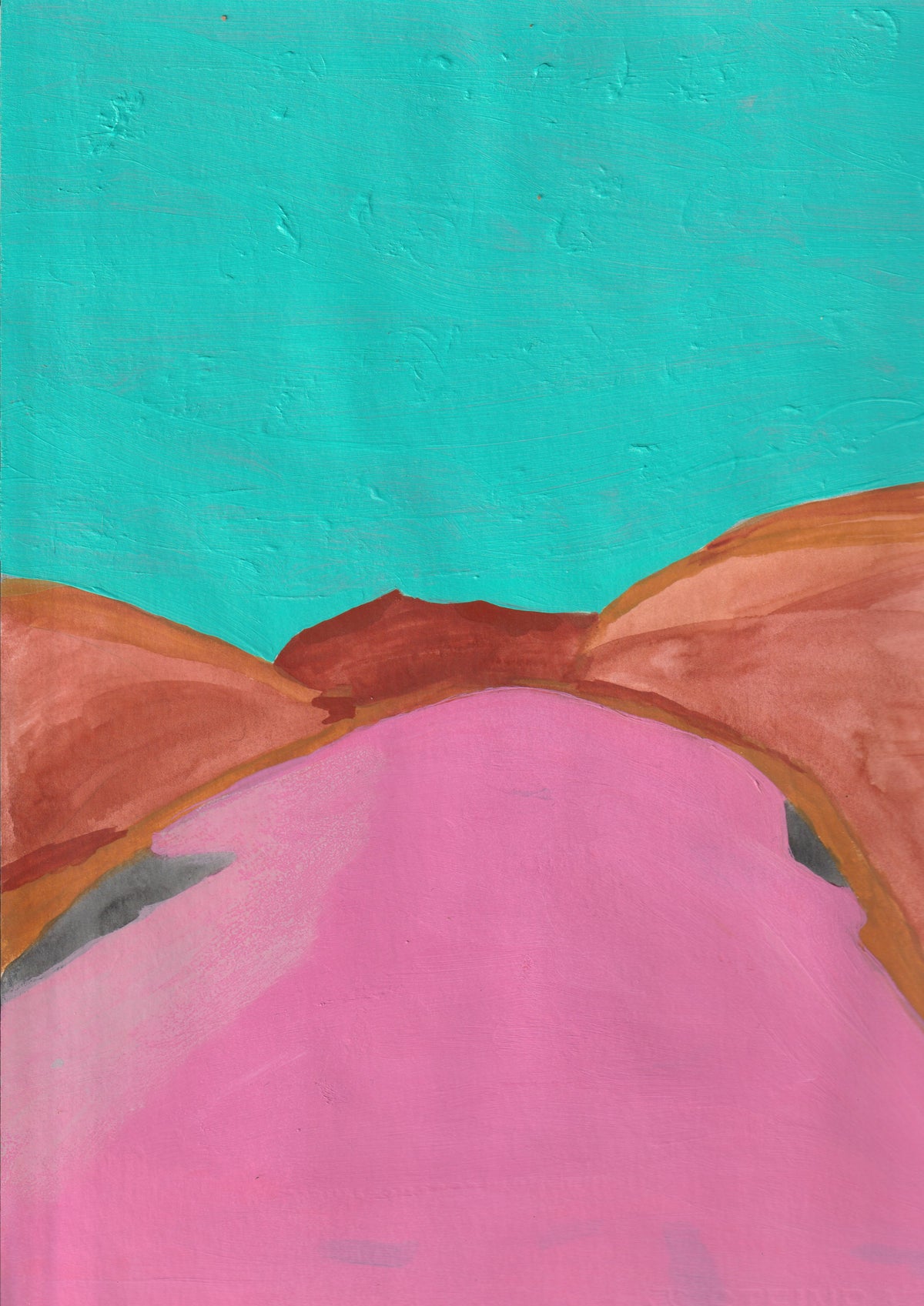 Sarah Mandres — Correspondances #3 — original postcard artwork