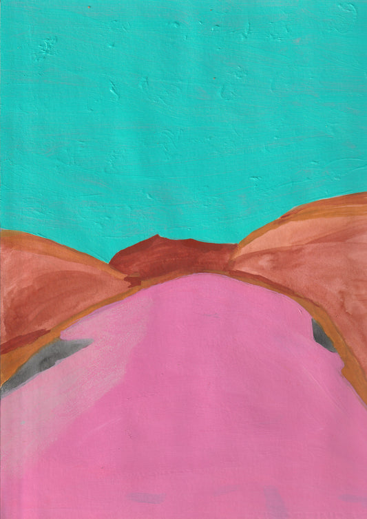 Sarah Mandres — Correspondances #3 — original postcard artwork