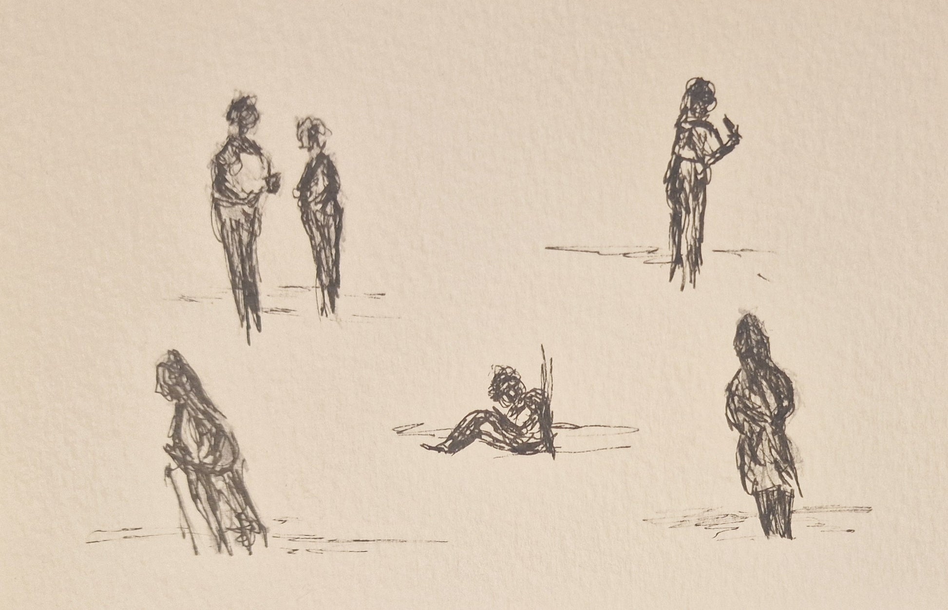 Sarah Wheatley — Correspondances #1 — original postcard artwork