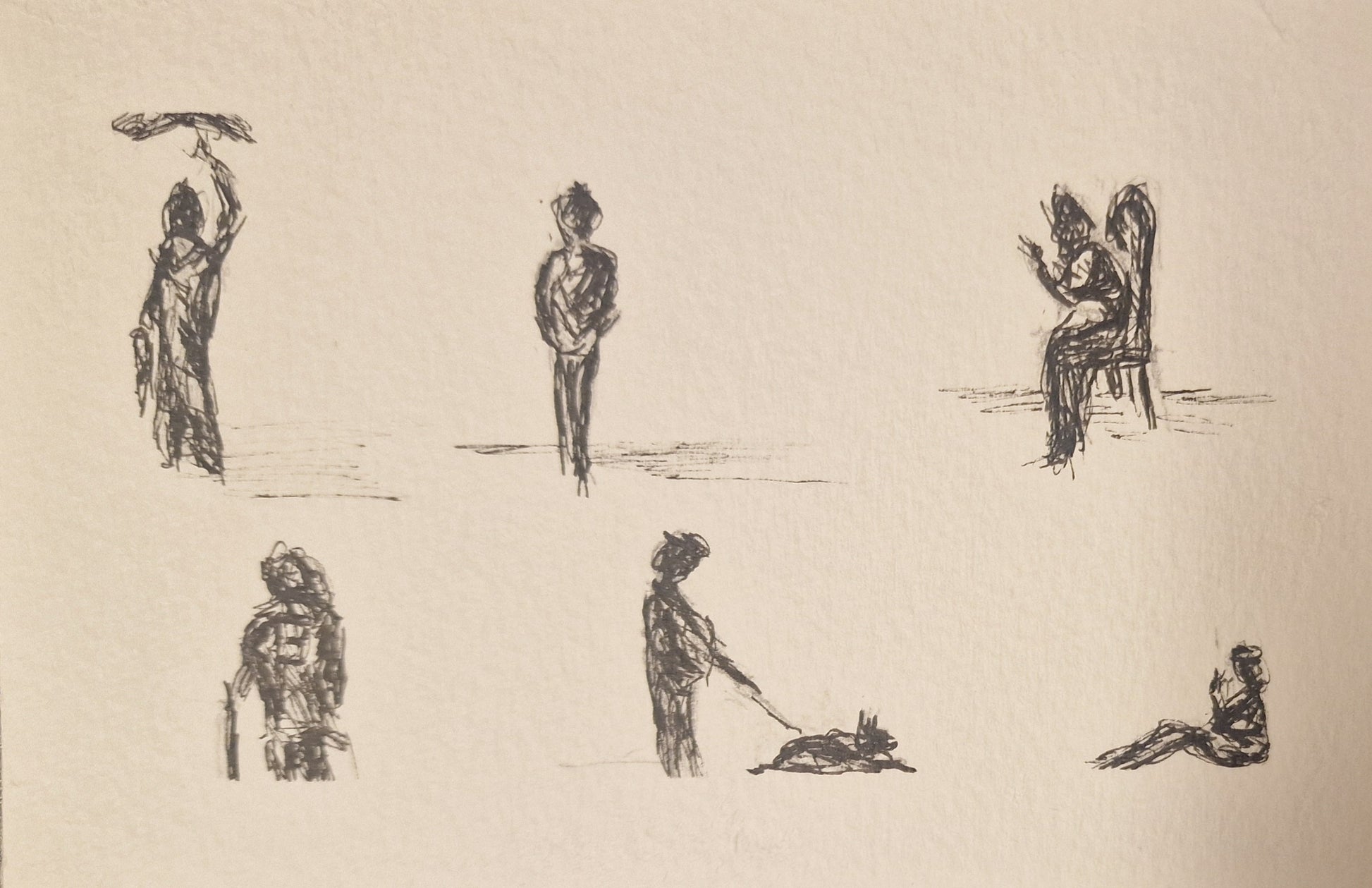 Sarah Wheatley — Correspondances #2 — original postcard artwork