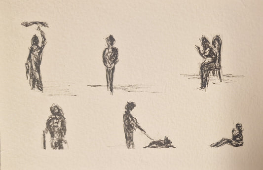 Sarah Wheatley — Correspondances #2 — original postcard artwork