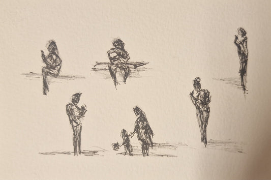 Sarah Wheatley — Correspondances #3 — original postcard artwork