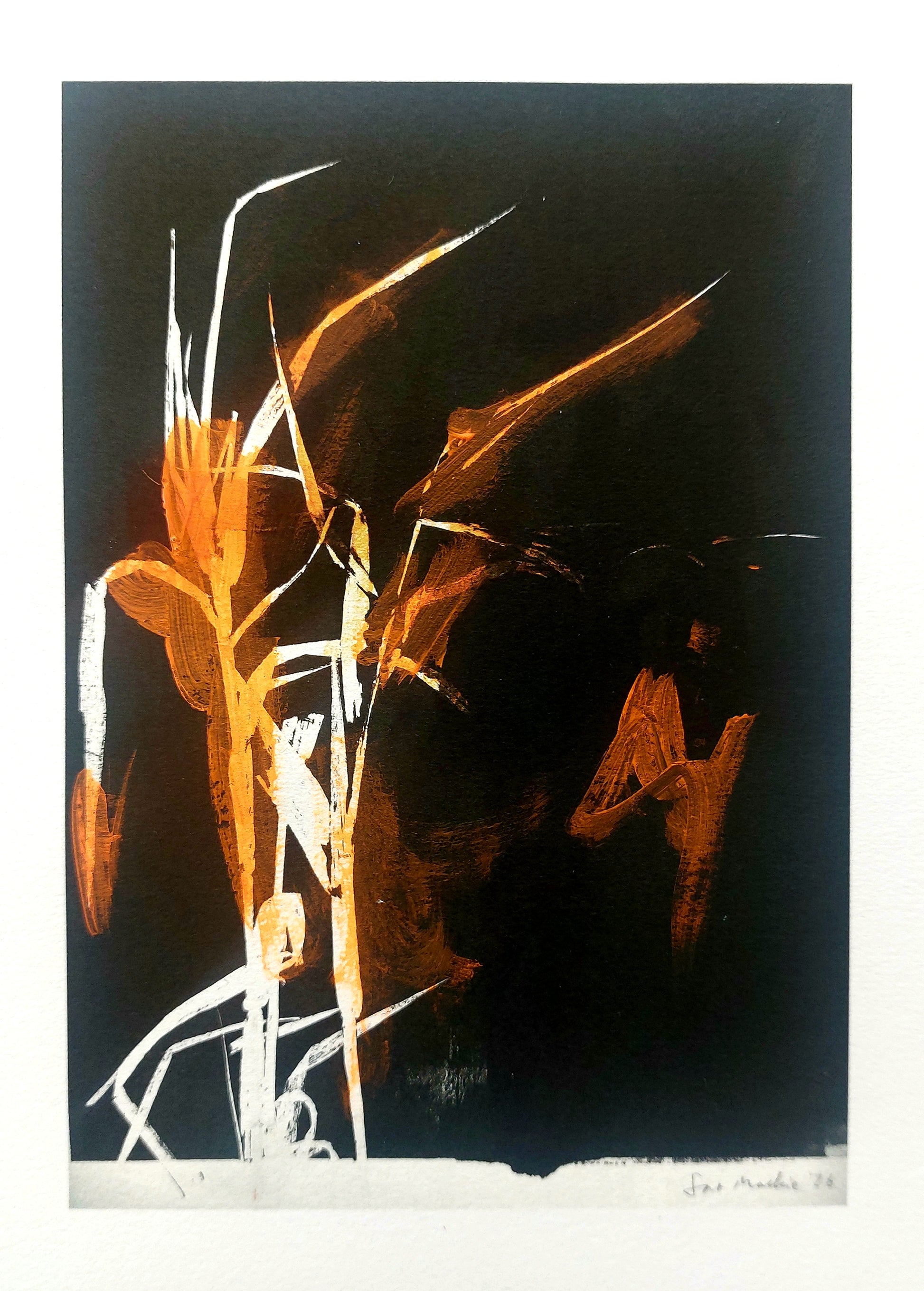 Sas Mackie — Correspondances #2 — original postcard artwork