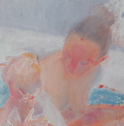 Self-portrait with son