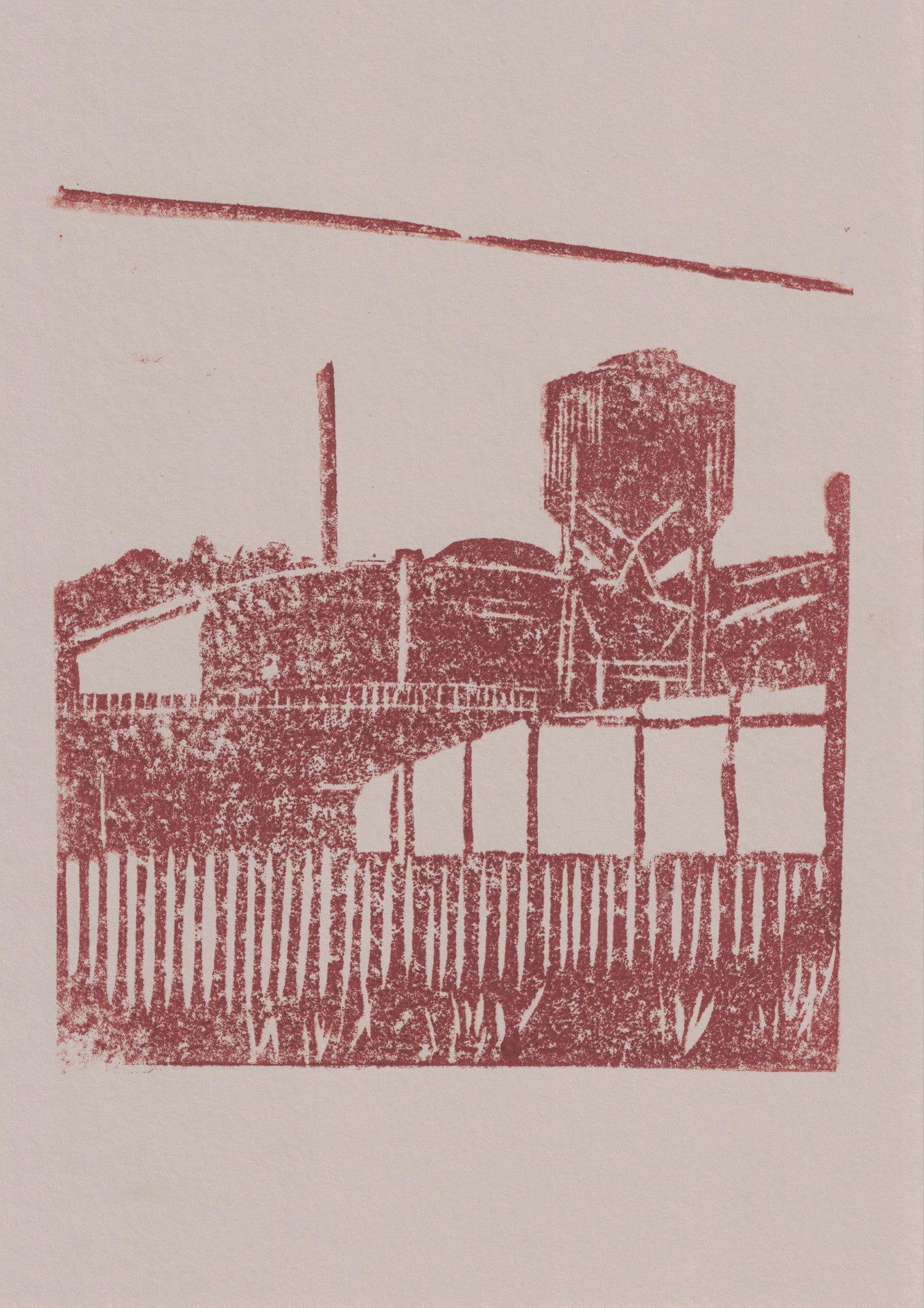 Seema Stamou — Correspondances #1 — original postcard artwork