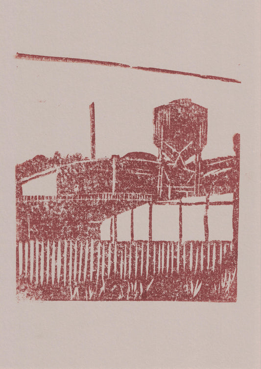 Seema Stamou — Correspondances #1 — original postcard artwork