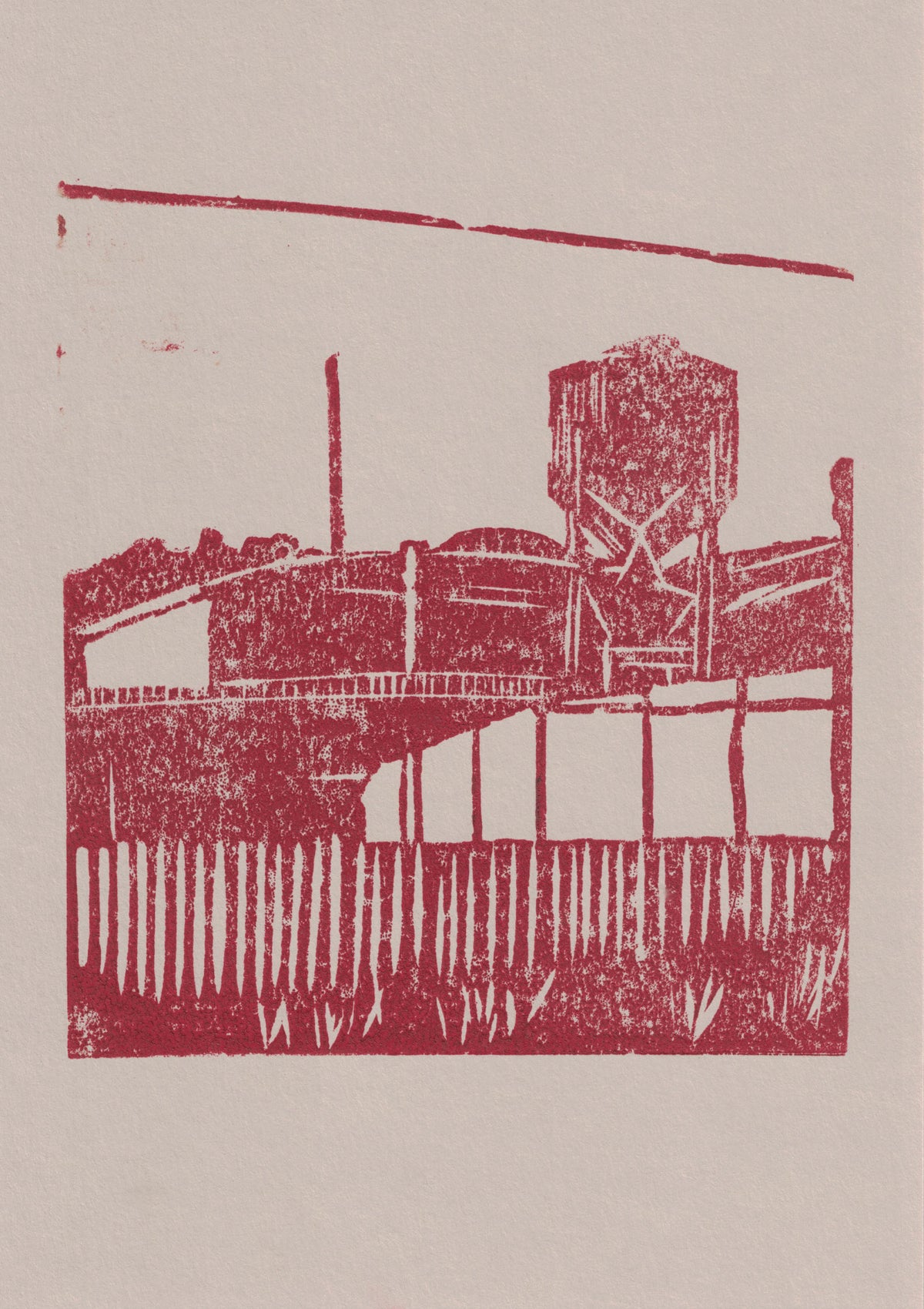 Seema Stamou — Correspondances #2 — original postcard artwork