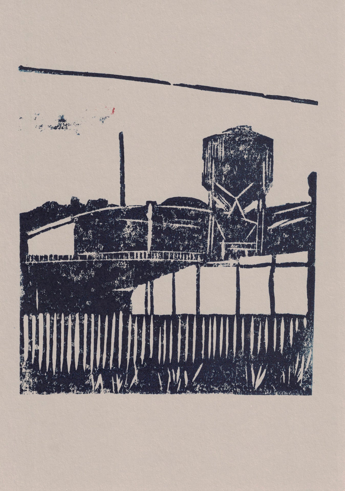 Seema Stamou — Correspondances #3 — original postcard artwork