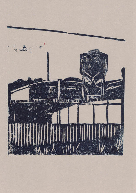 Seema Stamou — Correspondances #3 — original postcard artwork