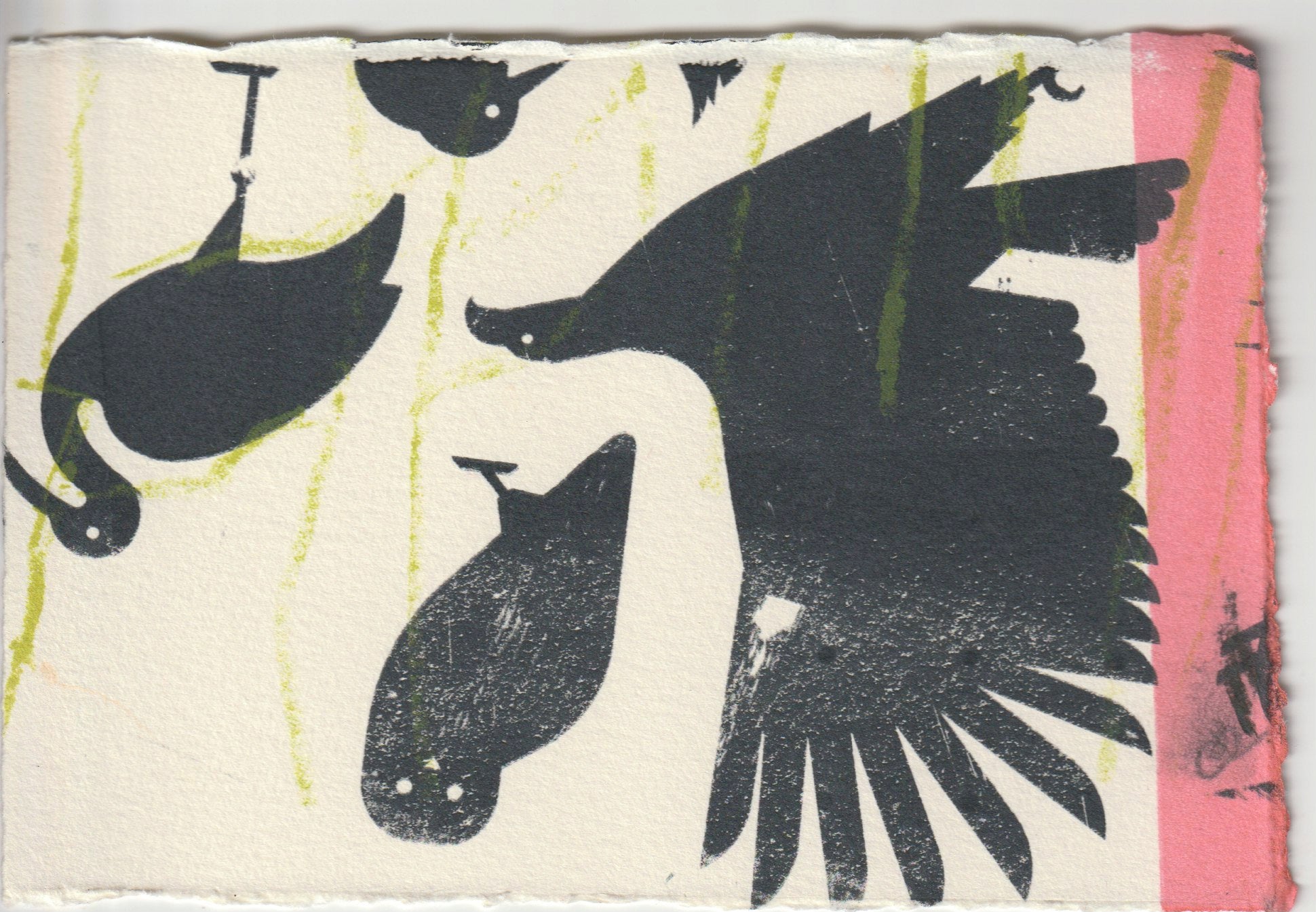Shelagh Atkinson — Correspondances #2 — original postcard artwork