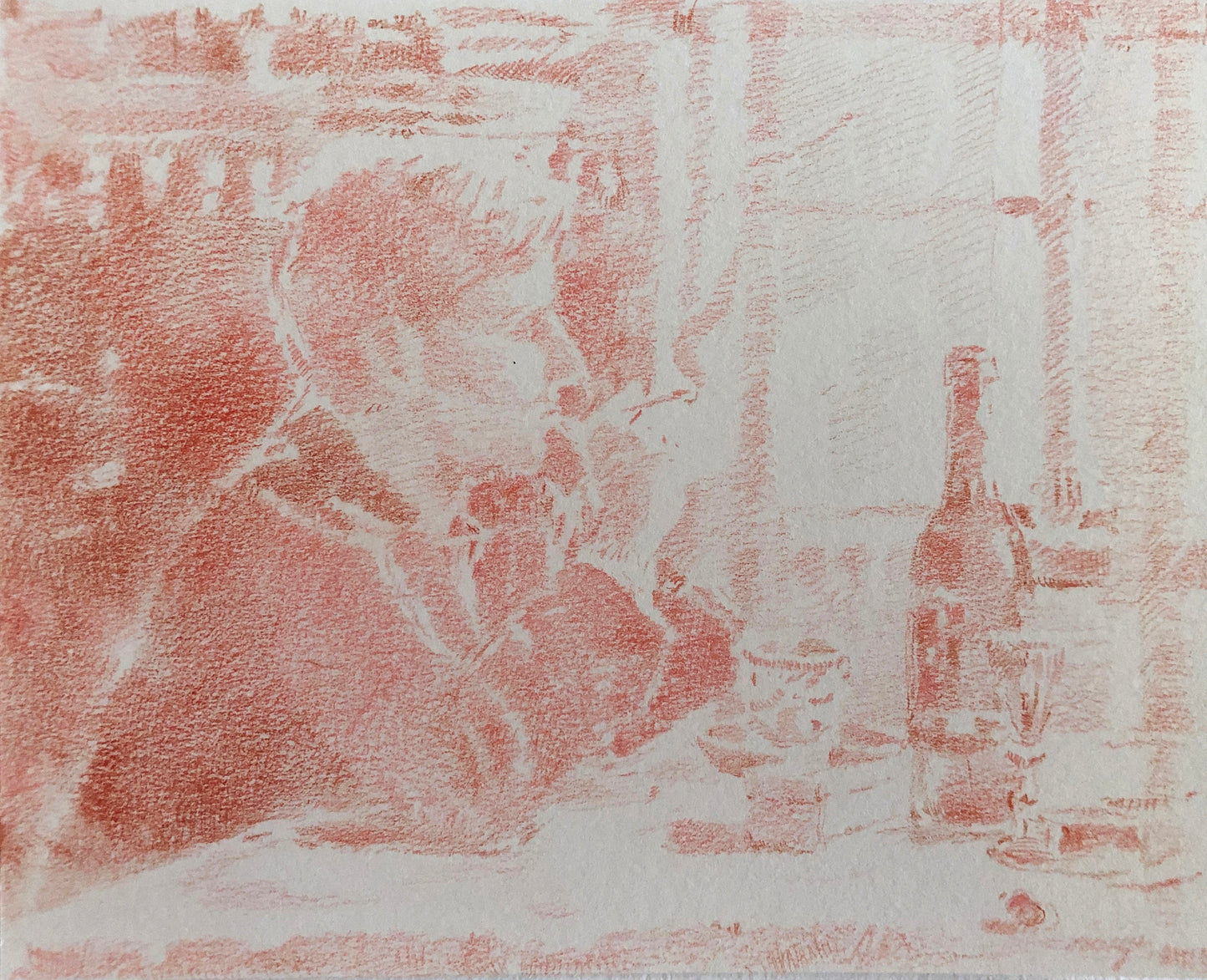 Sibylle Springer — Correspondances #1 — original postcard artwork