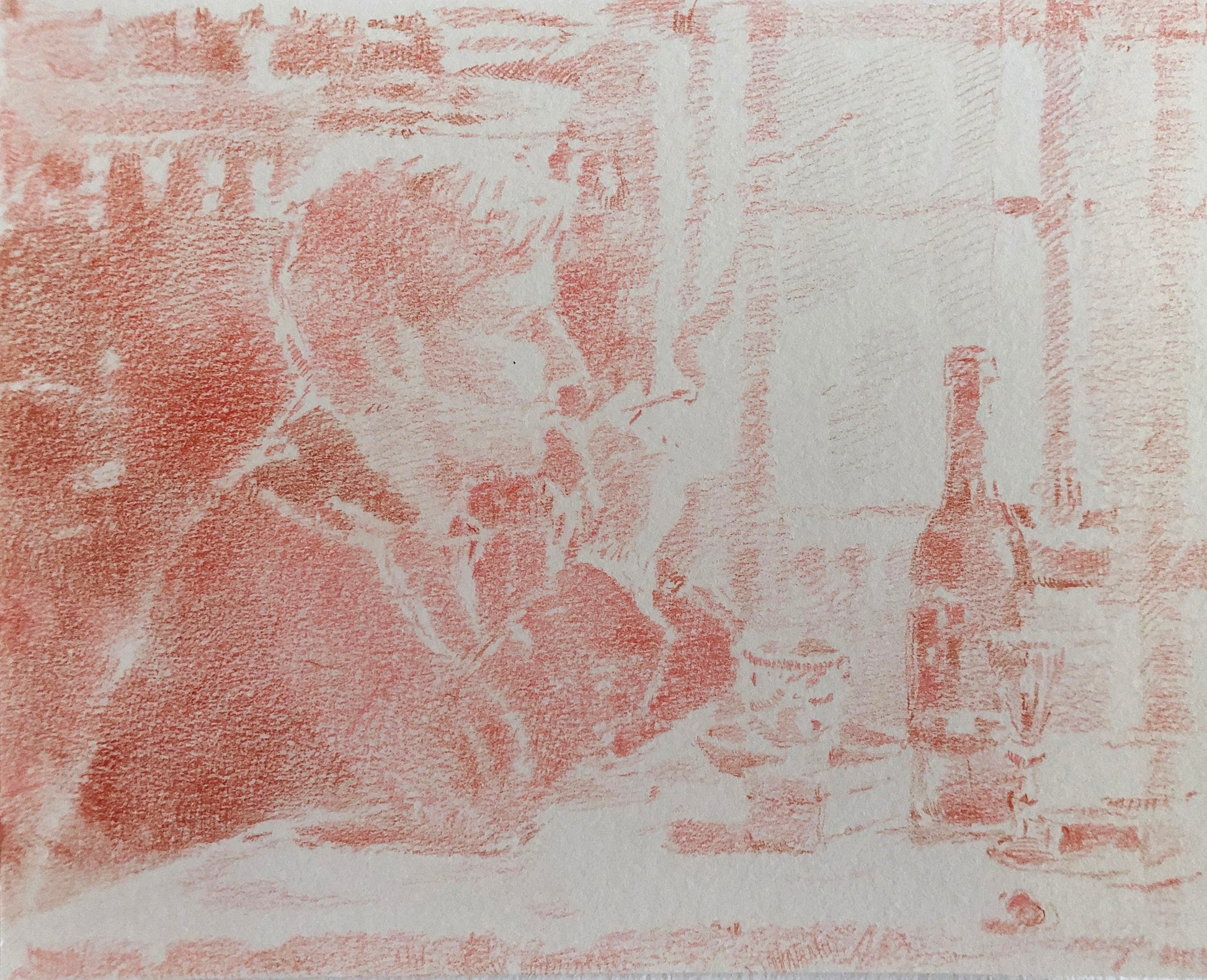 Sibylle Springer — Correspondances #1 — original postcard artwork
