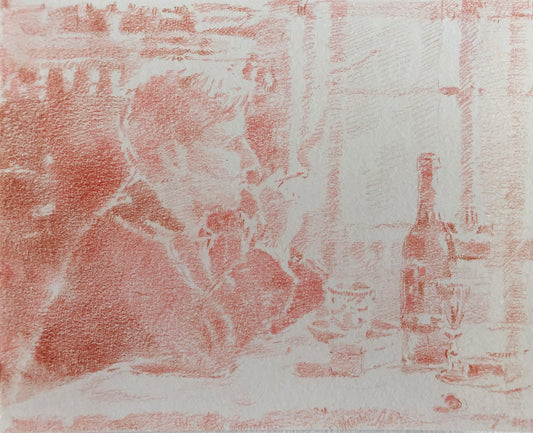 Sibylle Springer — Correspondances #1 — original postcard artwork