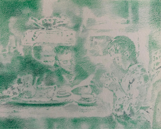 Sibylle Springer — Correspondances #2 — original postcard artwork