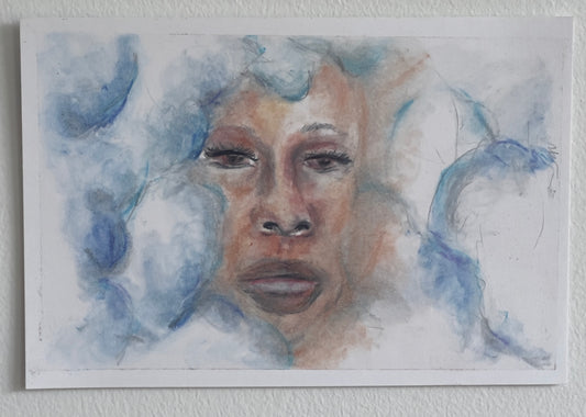 Sieva Smith — Correspondances #2 — original postcard artwork