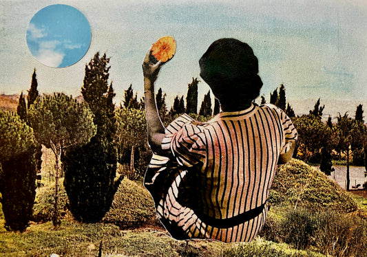 Silvia Kärcher — Correspondances #3 — original postcard artwork