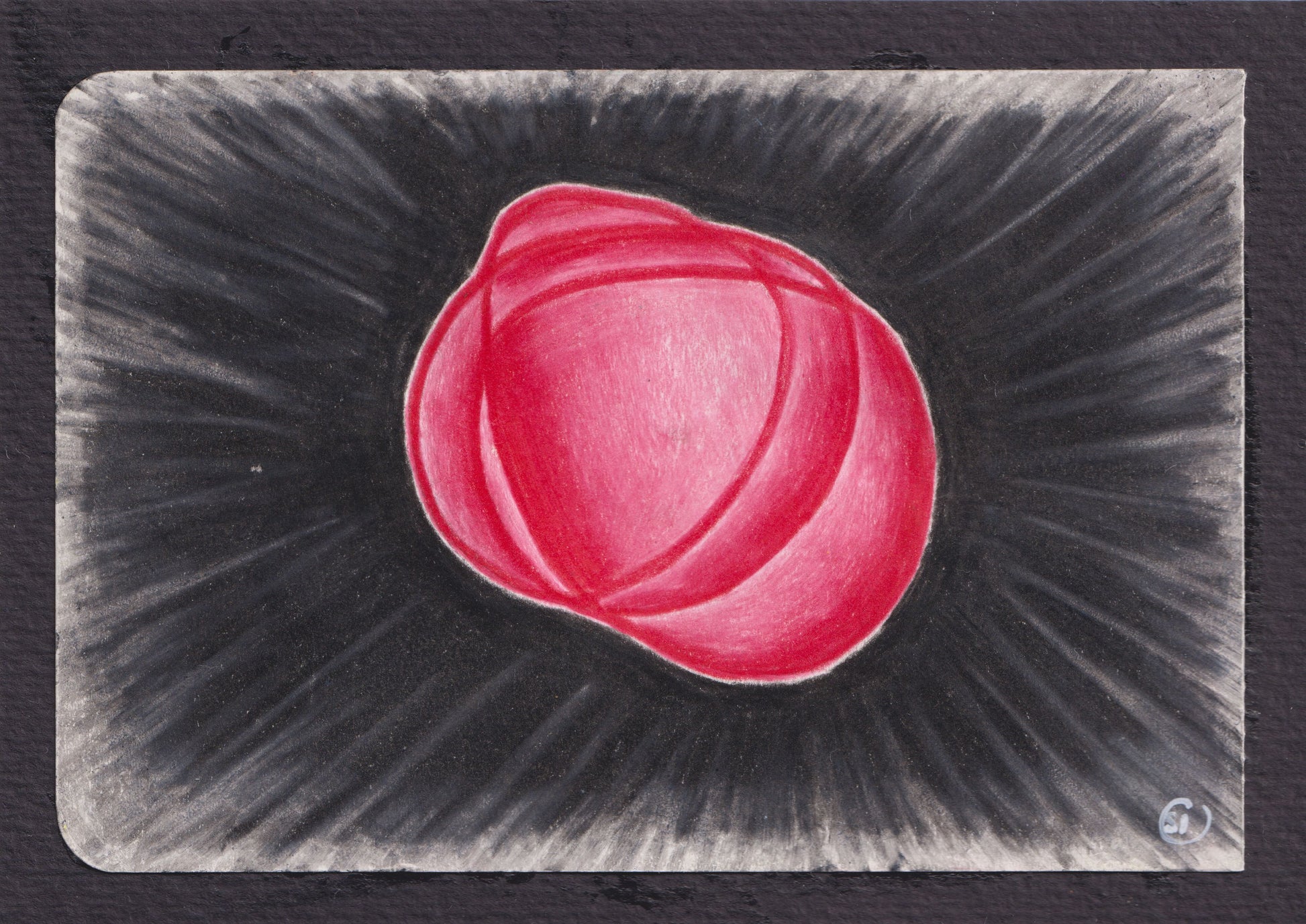 Simon Odermatt — Correspondances #1 — original postcard artwork