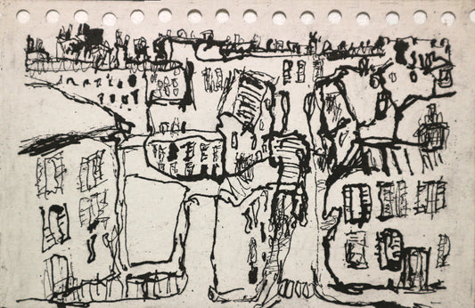 Solveig Lehtonen — Correspondances #1 — original postcard artwork