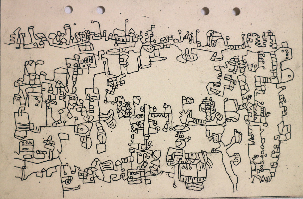 Solveig Lehtonen — Correspondances #2 — original postcard artwork