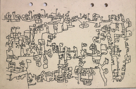Solveig Lehtonen — Correspondances #2 — original postcard artwork
