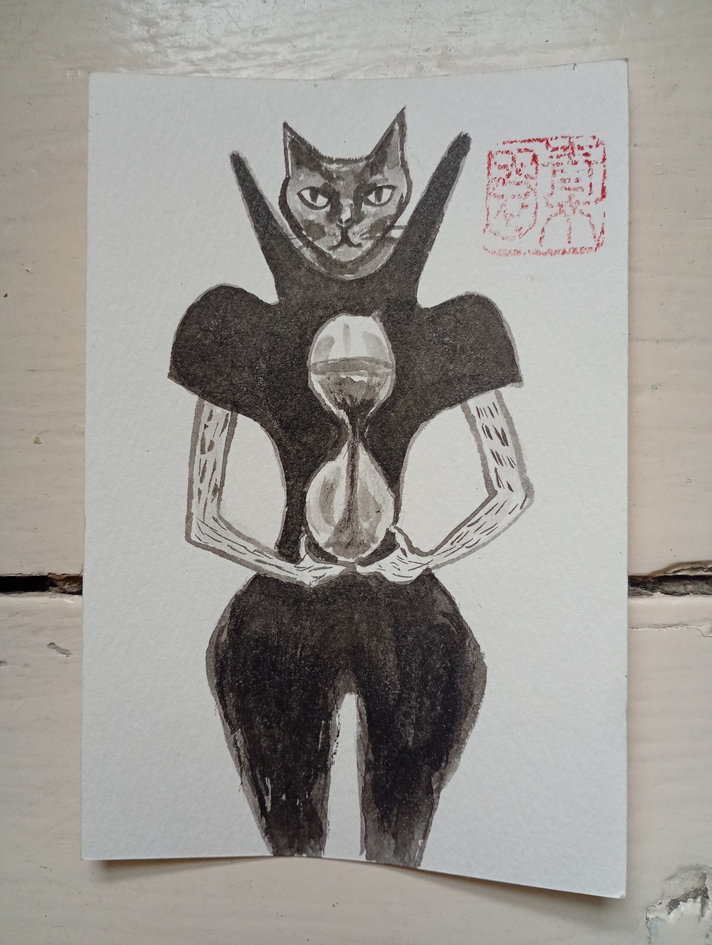 Sono Scott — Correspondances #2 — original postcard artwork