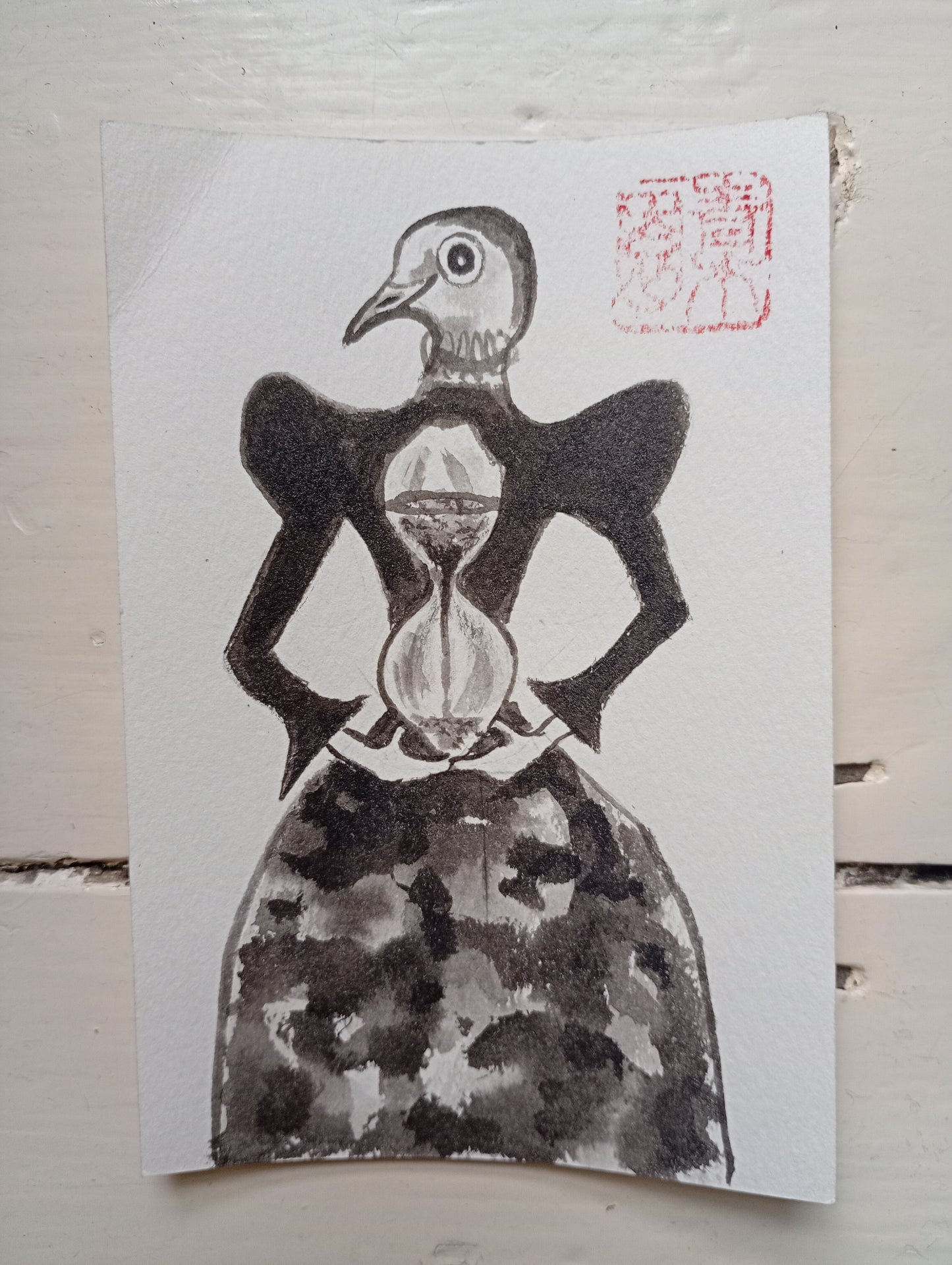 Sono Scott — Correspondances #3 — original postcard artwork