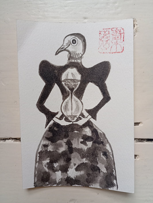 Sono Scott — Correspondances #3 — original postcard artwork