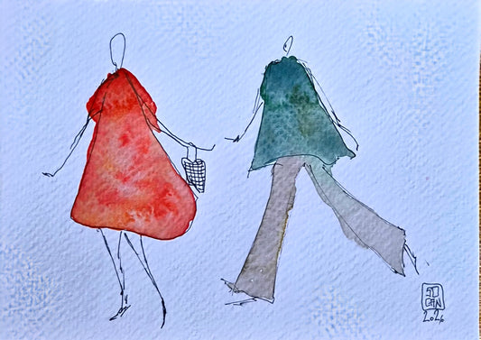 Sophie Canellini — Correspondances #2 — original postcard artwork