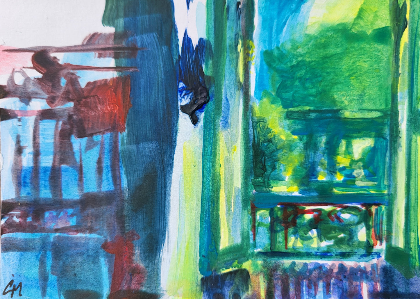 Sophie Medhurst — Correspondances #1 — original postcard artwork
