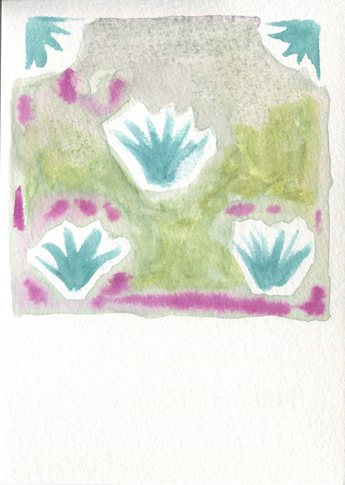 Soraya Hamlaoui — Correspondances #3 — original postcard artwork