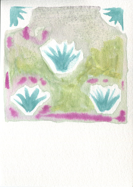 Soraya Hamlaoui — Correspondances #3 — original postcard artwork