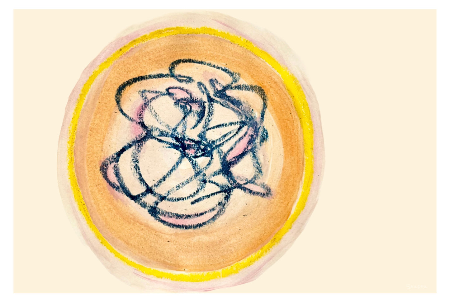 SouSou — Correspondances #2 — original postcard artwork