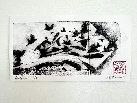 Soyoung L Kim — Correspondances #1 — original postcard artwork