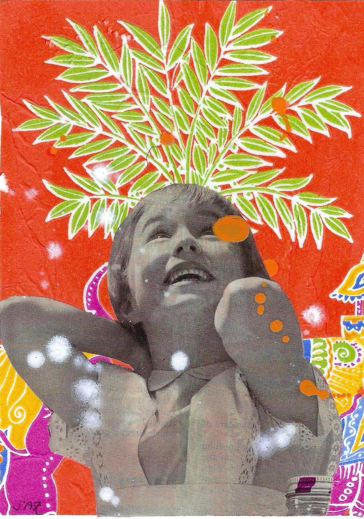 Stacey Zimmerman — Correspondances #2 — original postcard artwork