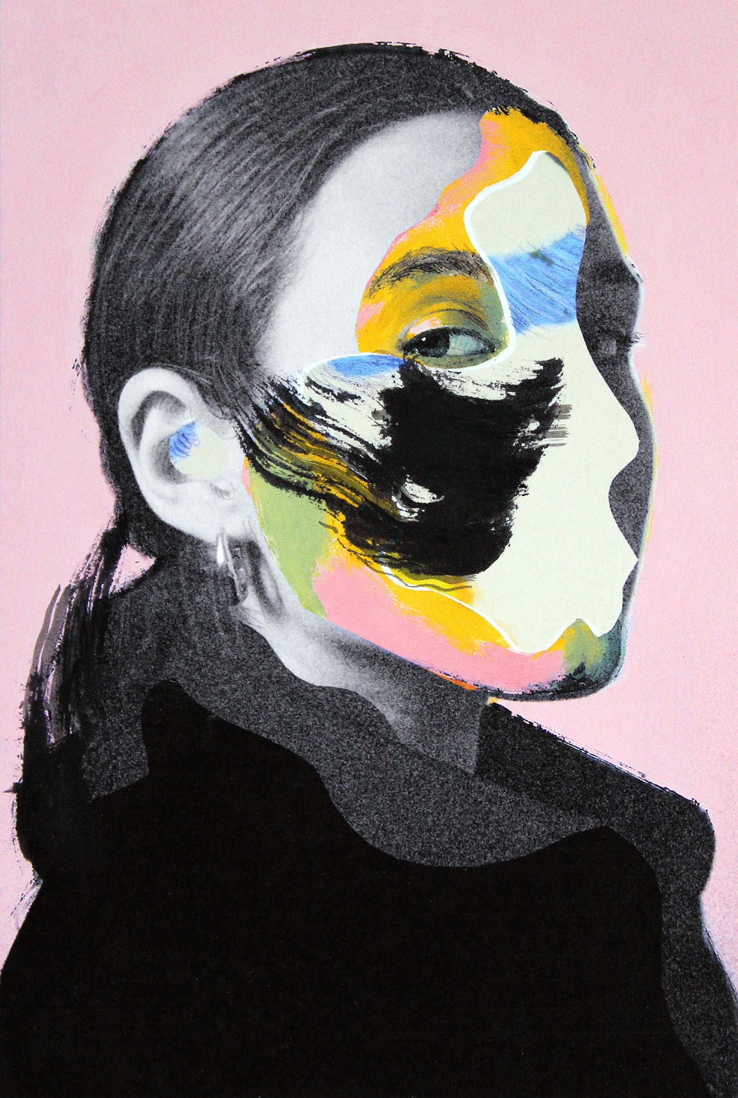 Stefan Gunnesch — Correspondances #1 — original postcard artwork