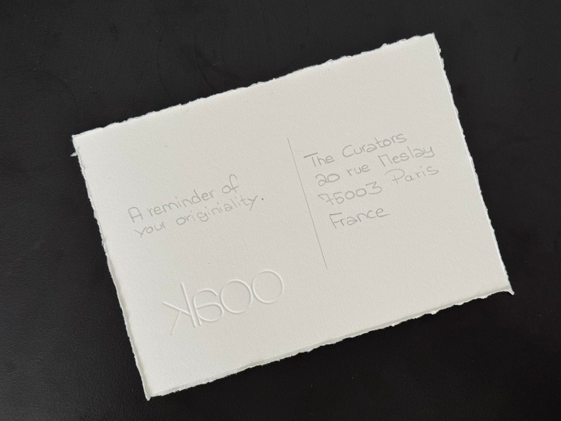 Stephanie Nierstenhoefer — Correspondances #2 — original postcard artwork