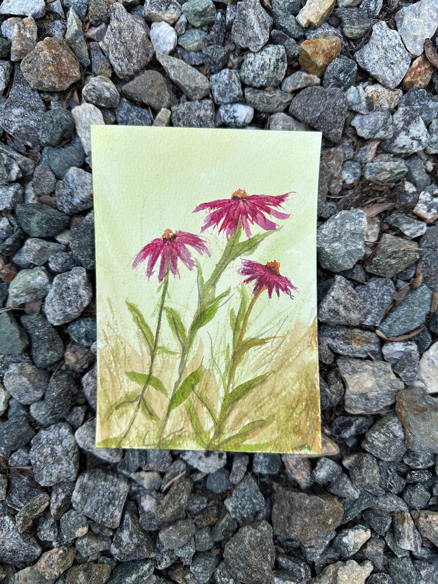 Stephanie Woolsey — Correspondances #1 — original postcard artwork