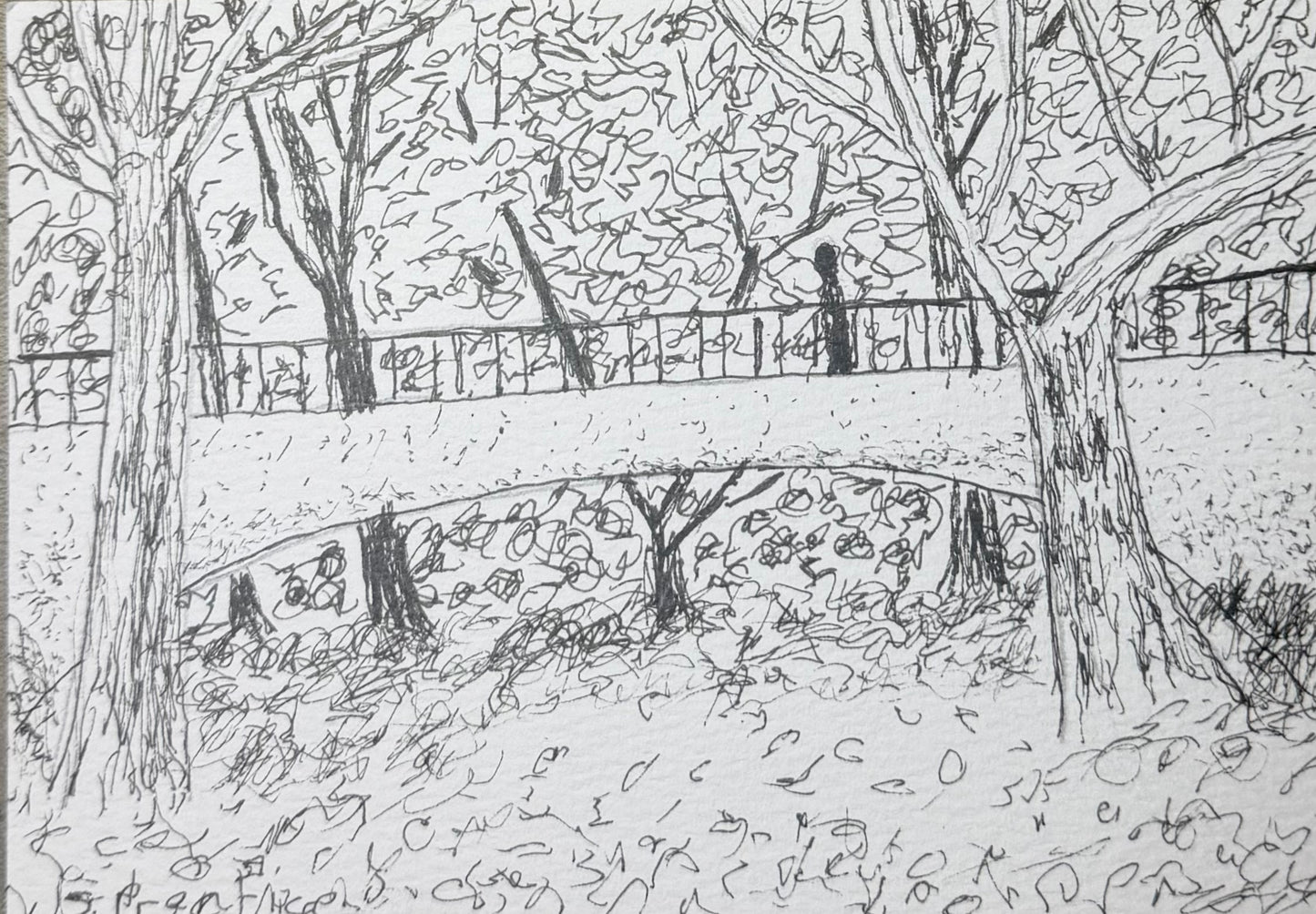 Steve Prentice — Correspondances #2 — original postcard artwork