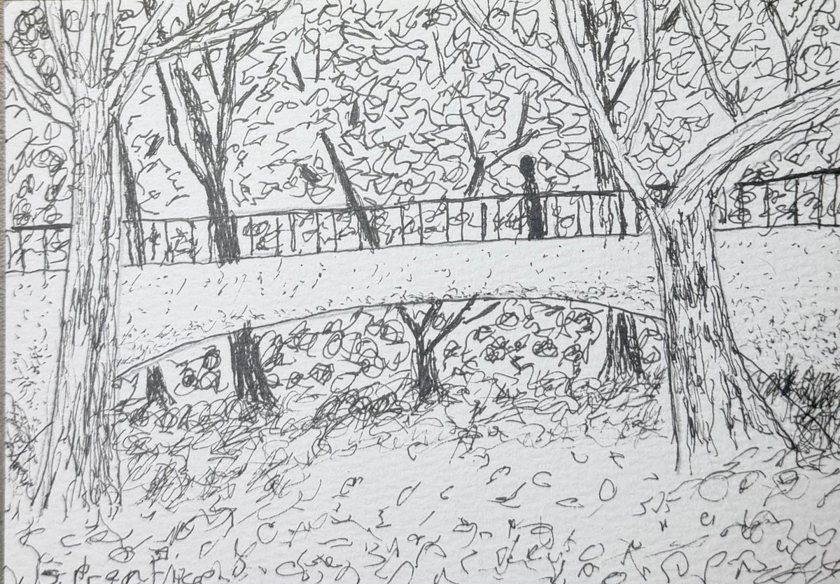 Steve Prentice — Correspondances #2 — original postcard artwork