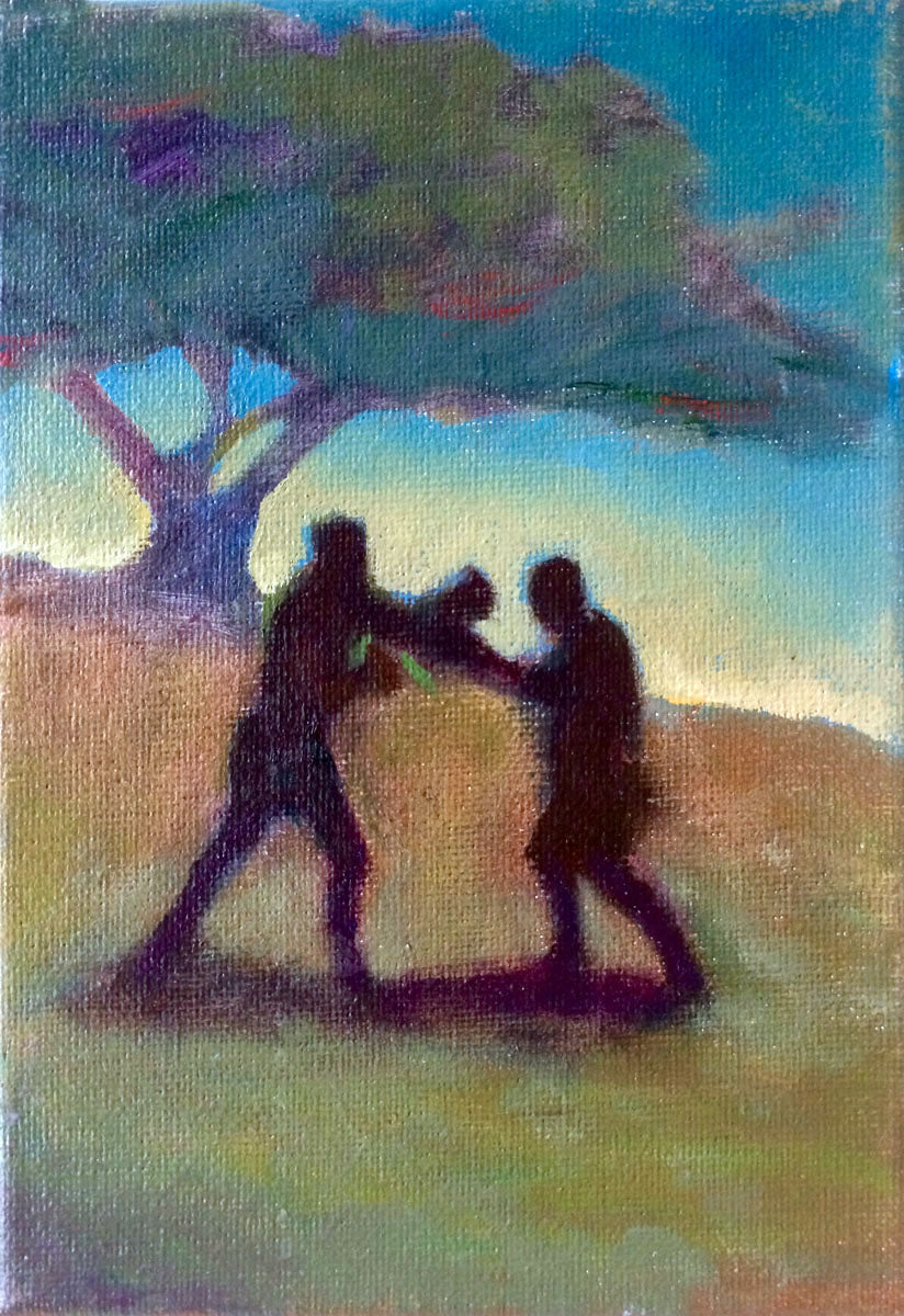 Sue MacLeod-Beere — Correspondances #3 — original postcard artwork