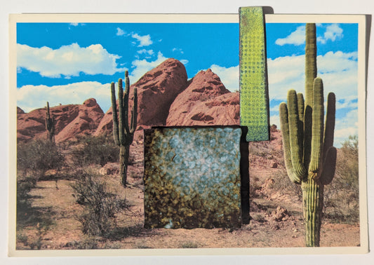 Susan Noble — Correspondances #1 — original postcard artwork